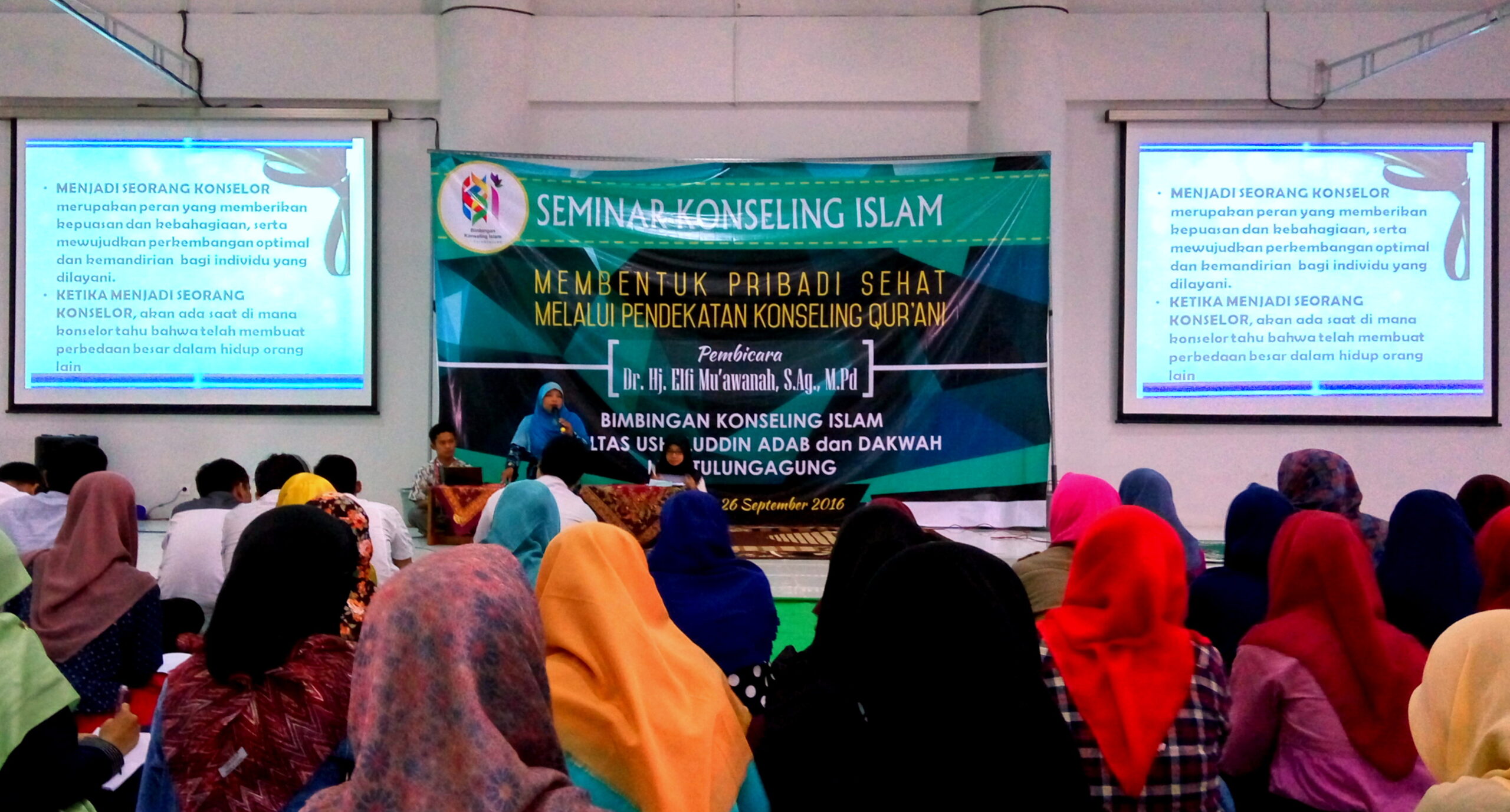 KMJ BKI Selenggarakan Seminar dengan Tema “Membentuk Pribadi Sehat Melalui Pendekatan Konseling Qur’ani”