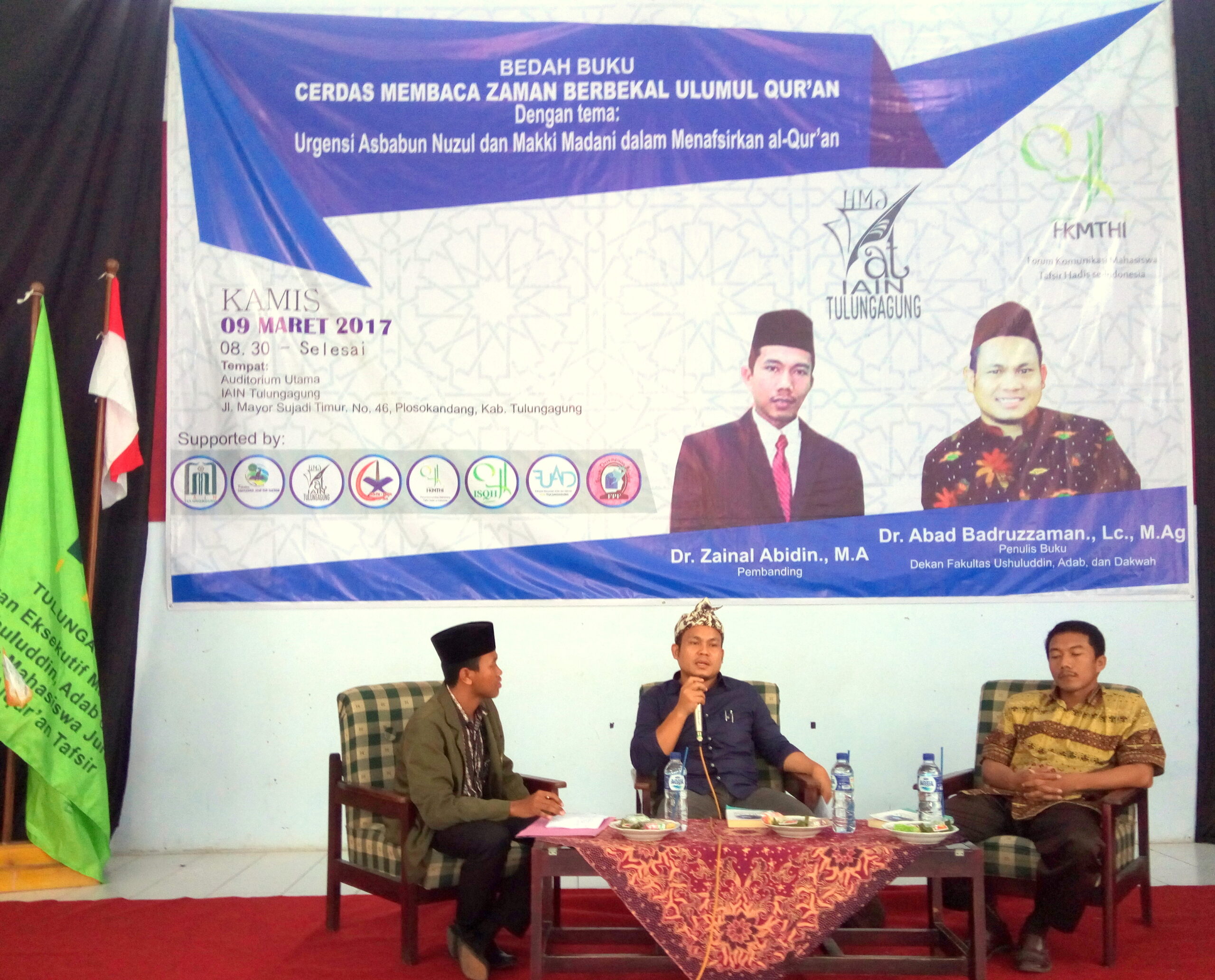 Menjadi Tuan Rumah Rakorwil FKMTHI, HMJ IAT Gelar Seminar dan Bedah Buku