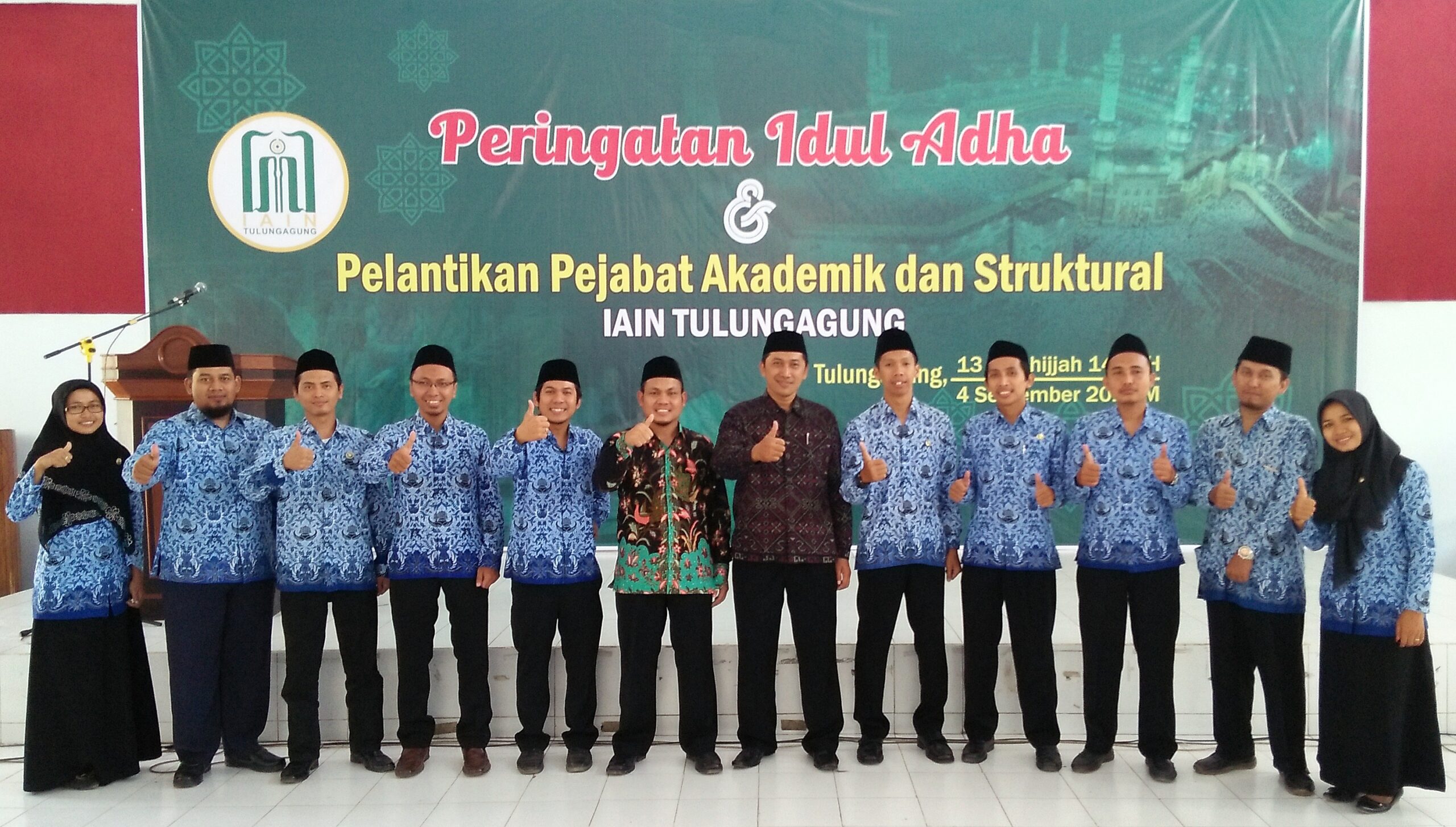 Rektor IAIN Tulungagung Lantik Pejabat Akademik dan Struktural di Lingkungan FUAD