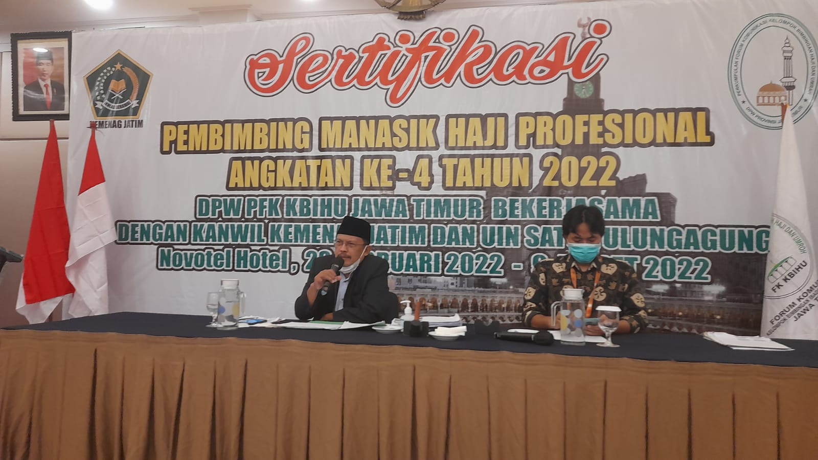 Rencana Tindak Lanjut Sertifikasi Pembimbing Haji Profesional (Narasumber : Dr. H. Ach. Faridul Ilmi)