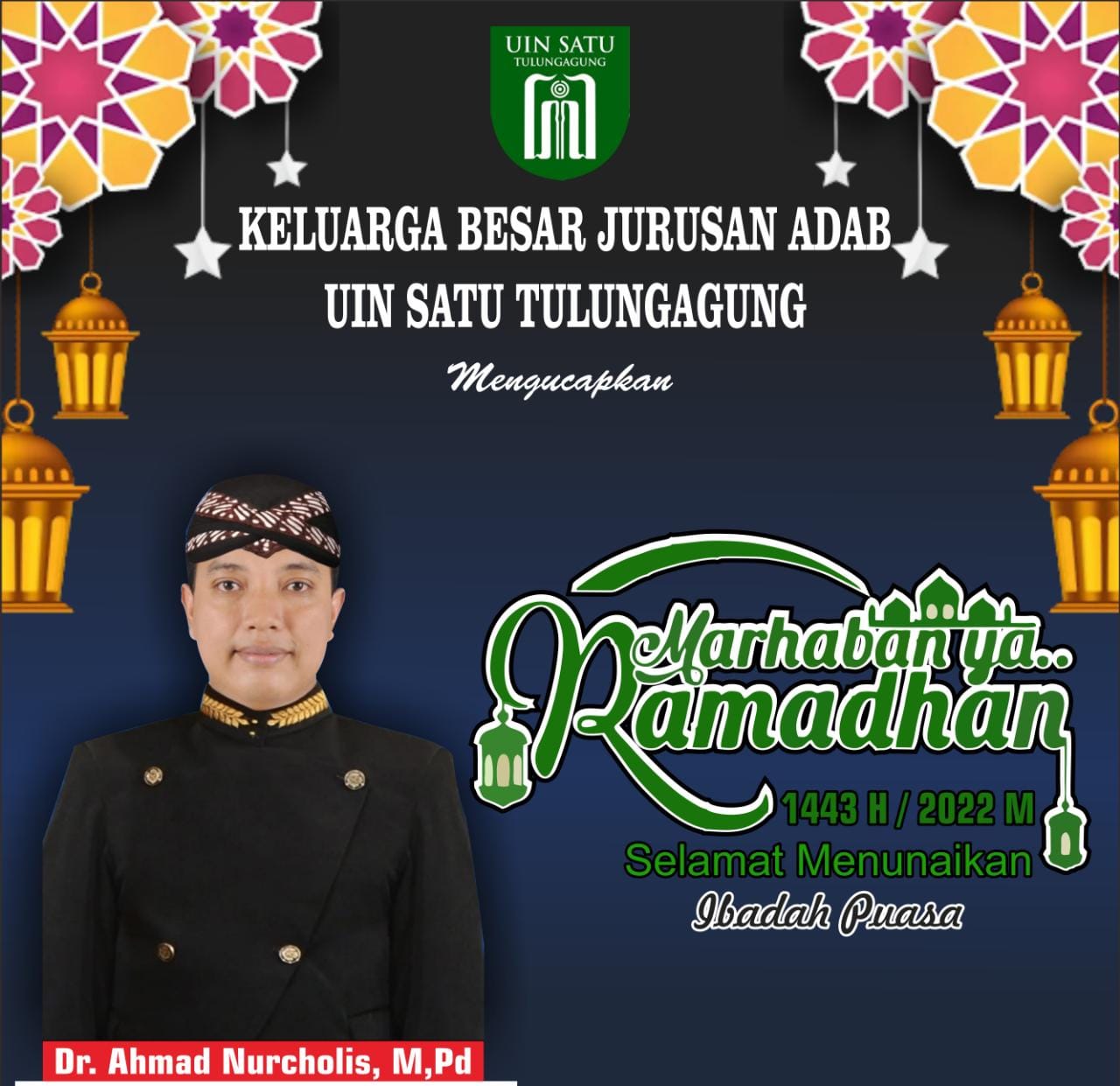 Puasa dan Manajemen Depresi Oleh Dr. Ahmad Nurcholis, M.Pd (Kajur Adab UIN Satu Tulungagung)