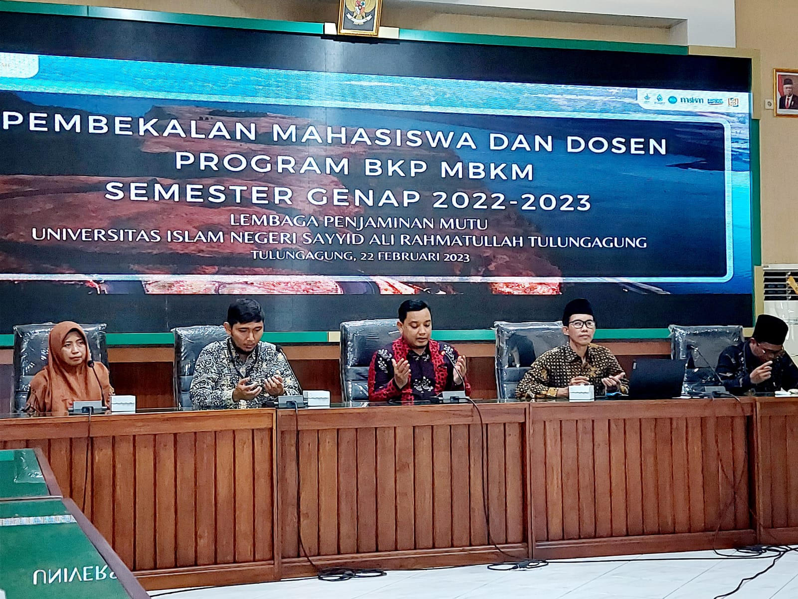 Pembekalan Mahasiswa dan Dosen Program BKP MBKM Genap Tahun 2022/2023 UIN Sayyid Ali Rahmatullah Tulungagung