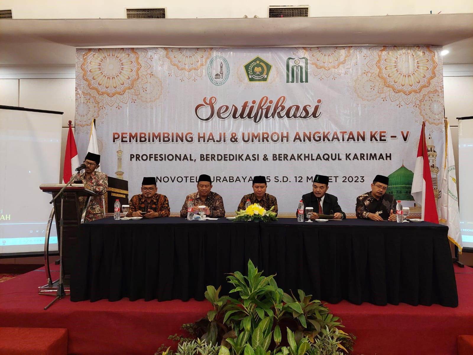 Pembukaan Sertifikasi Pembimbing Haji dan Umroh Angkatan Kelima: Profesional, Berdedikasi dan Berakhlaqul Karimah